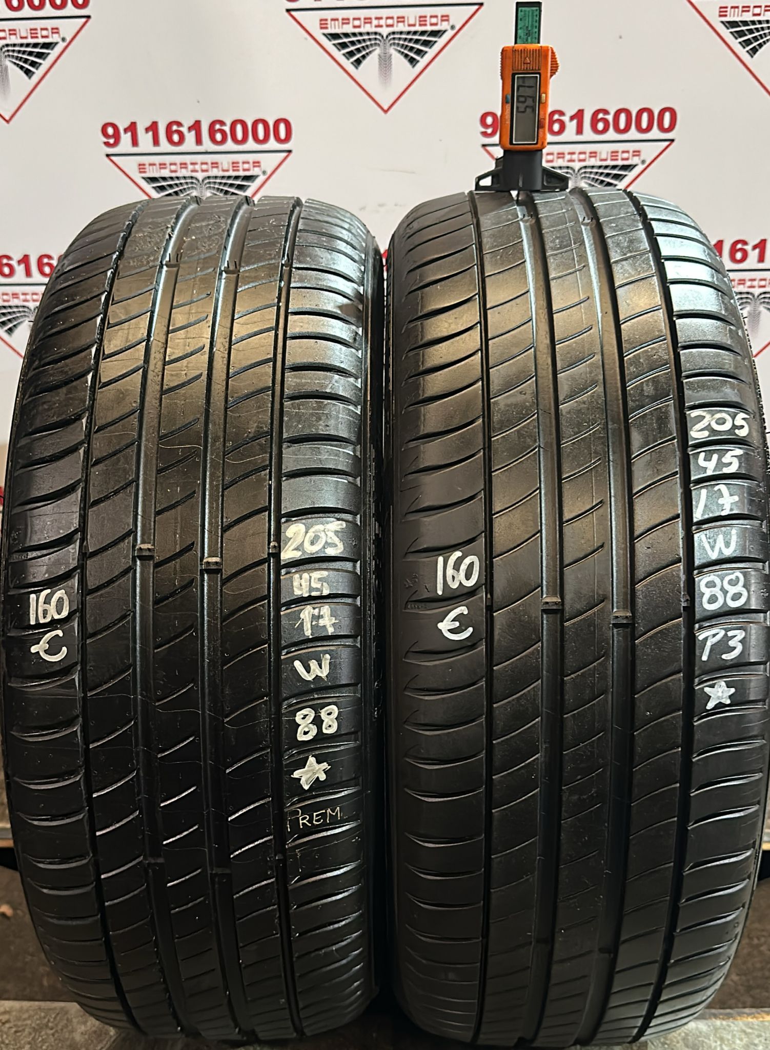 MICHELIN PRIMACY 3 USADO  205/45 R17 88 W